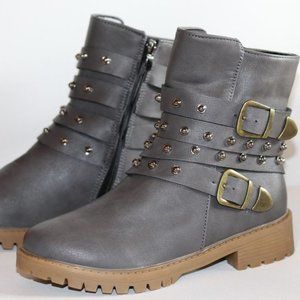 Grey Fashion Boots